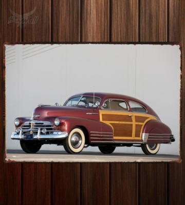 Металлическая табличка Chevrolet Fleetline Aerosedan Country Club Woody